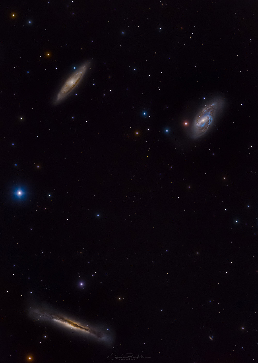 The Leo Triplet (also known as the M66 Group)